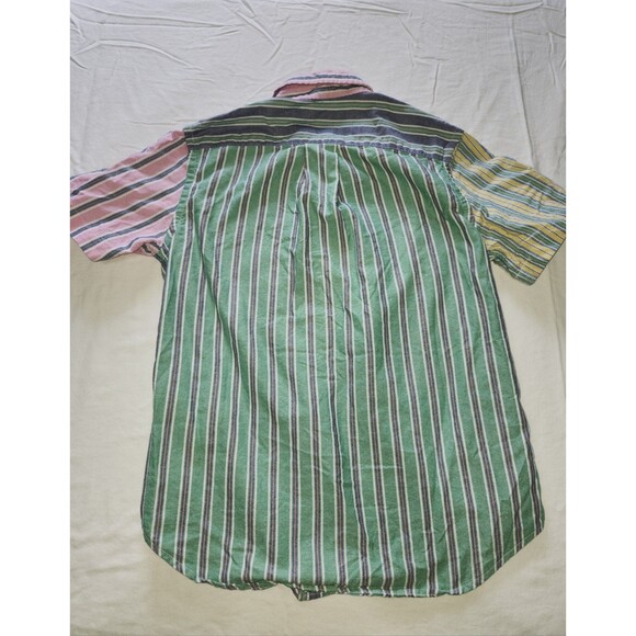 Polo Ralph Lauren Boys Colorblock Gingham Button Down Shirt M 10-12 Short Sleeve - Picture 3 of 3